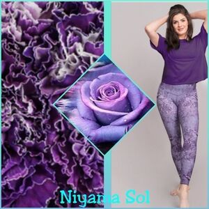 💜 Niyama Sol 💜Chantilly Lavender Batefoot  Leggings  BNWT🏷